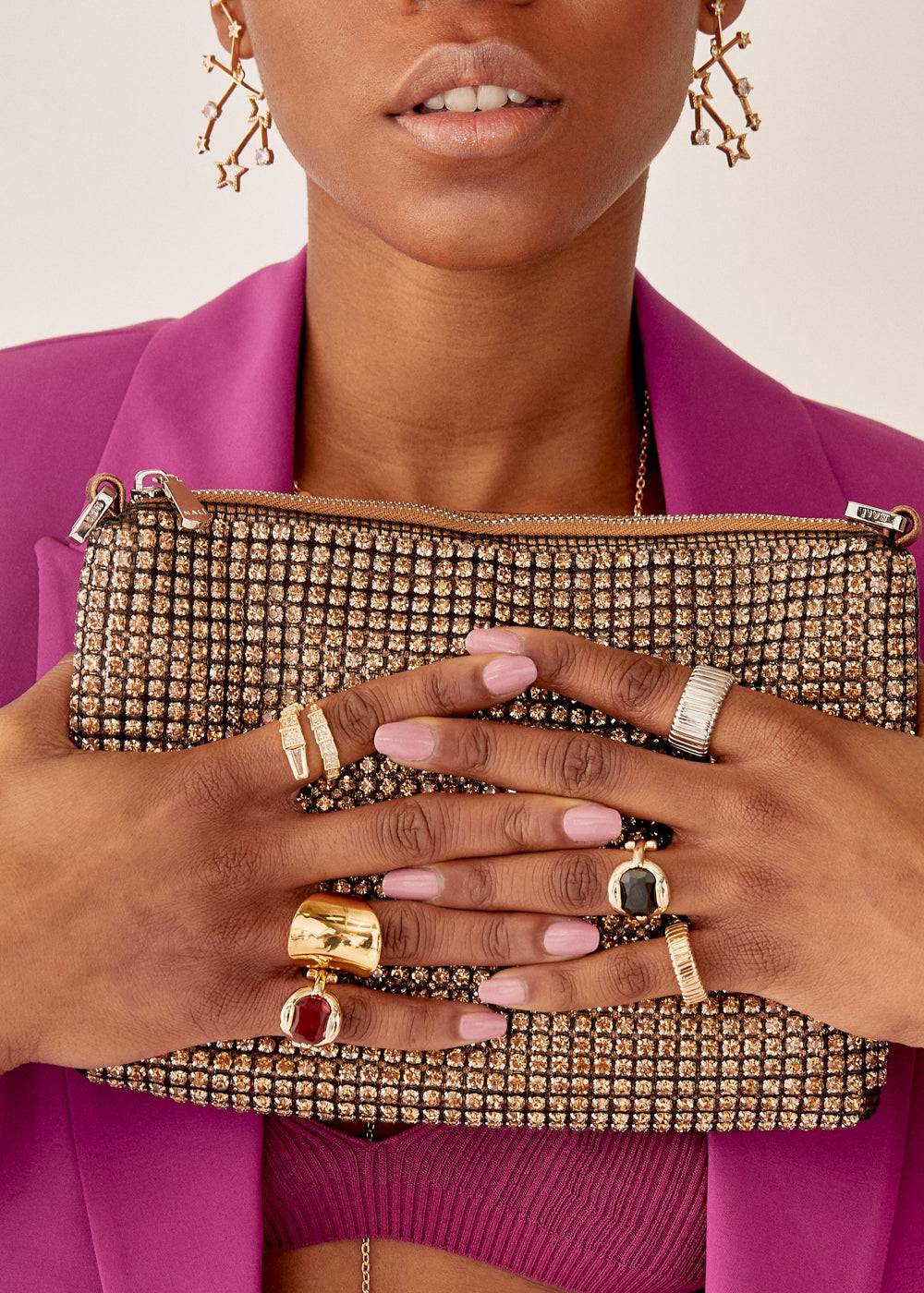 Nalí GOLD SHIELD RING