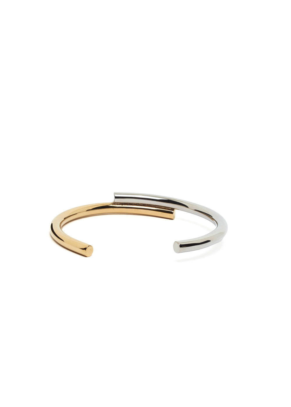 Nalí GOLD & SILVER CUFF BRACELET STAIN. STEEL