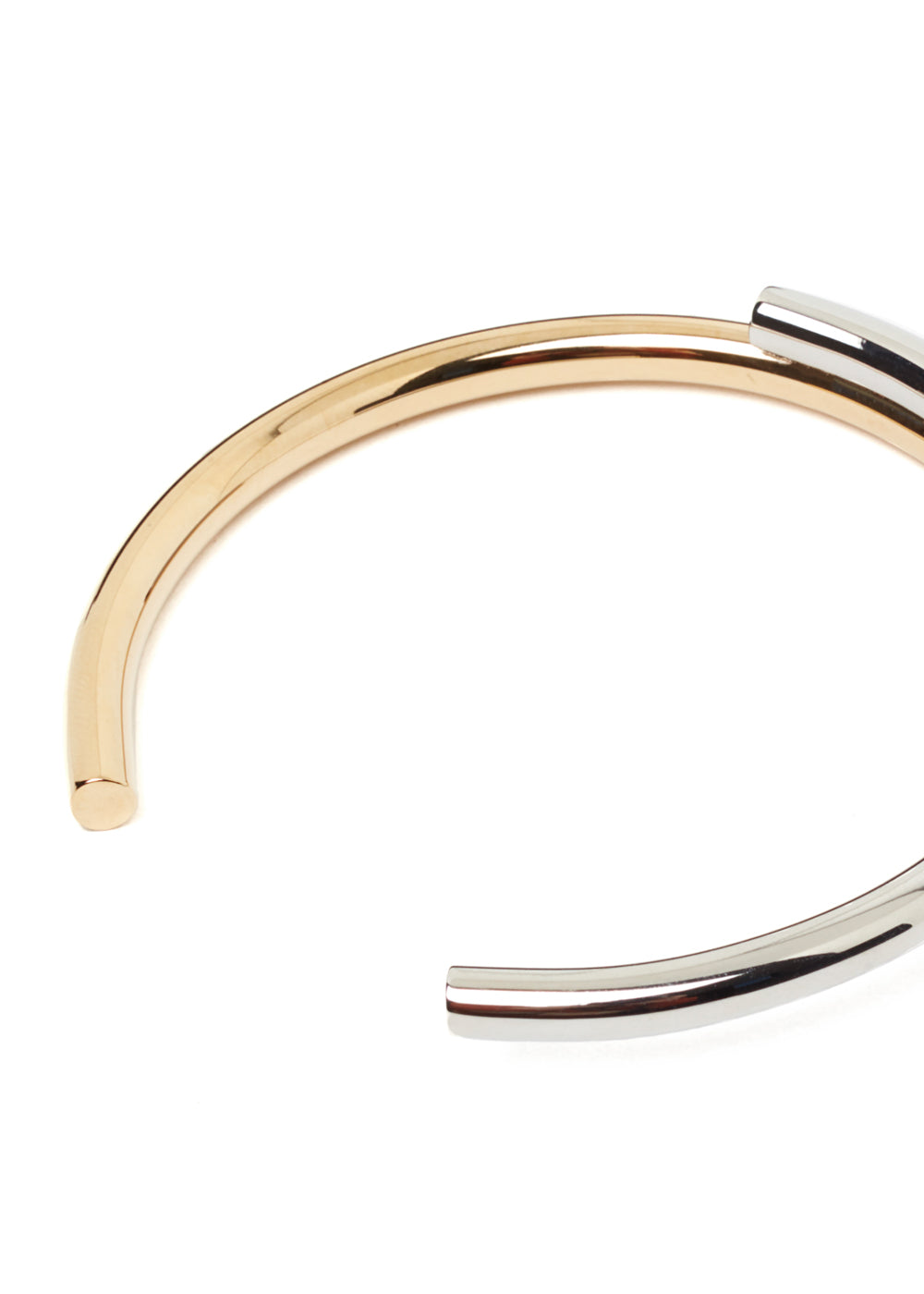 Nalí GOLD & SILVER CUFF BRACELET STAIN. STEEL