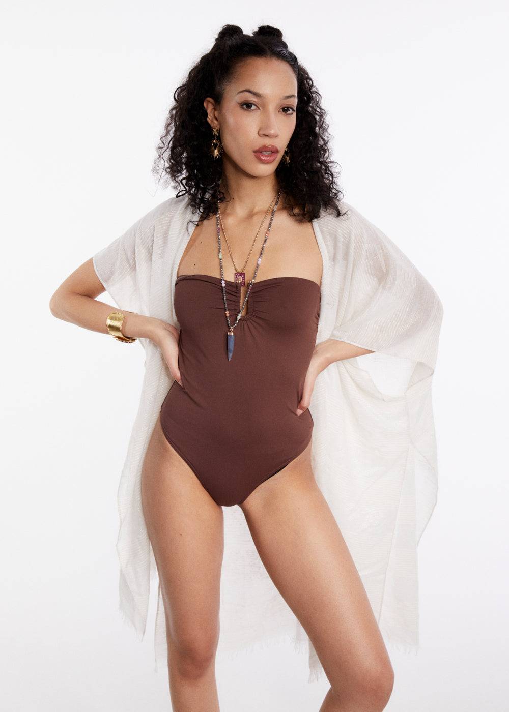 Nalí GREECE KIMONO W/ STRIPES + COLORS