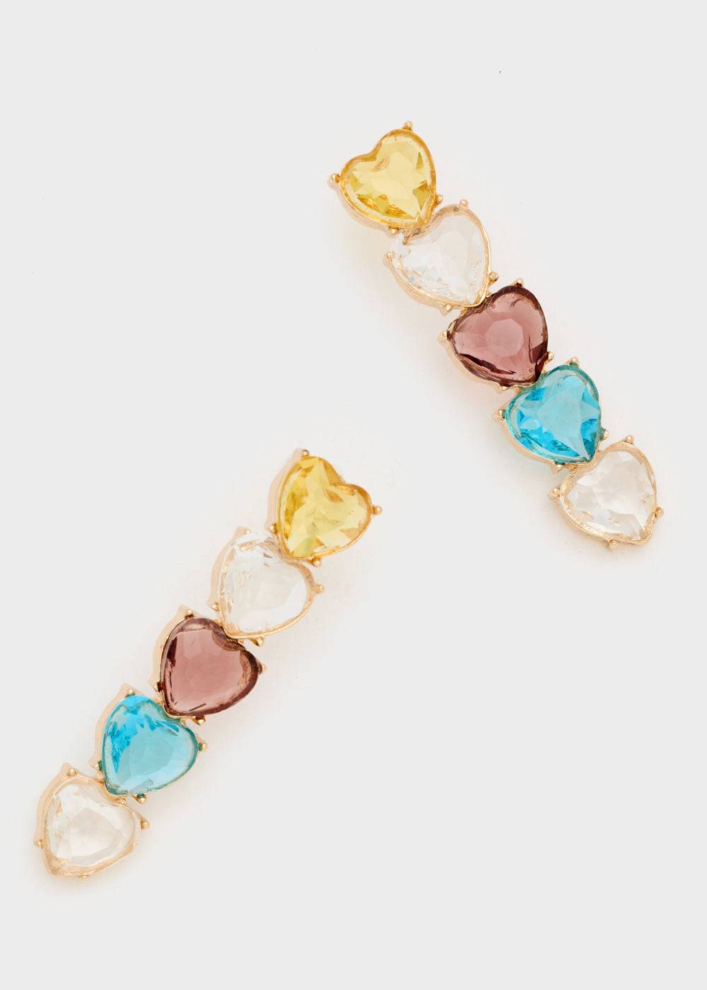 Nalí HEAR EARRINGS W/ STONES + COLORS