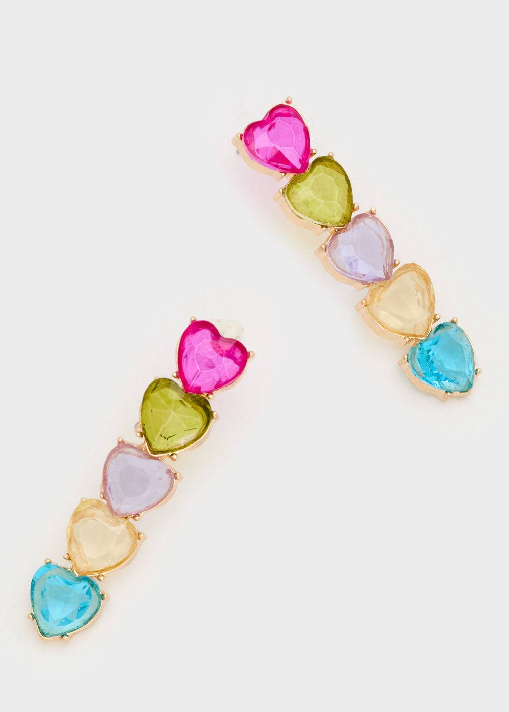 Nalí HEAR EARRINGS W/ STONES + COLORS