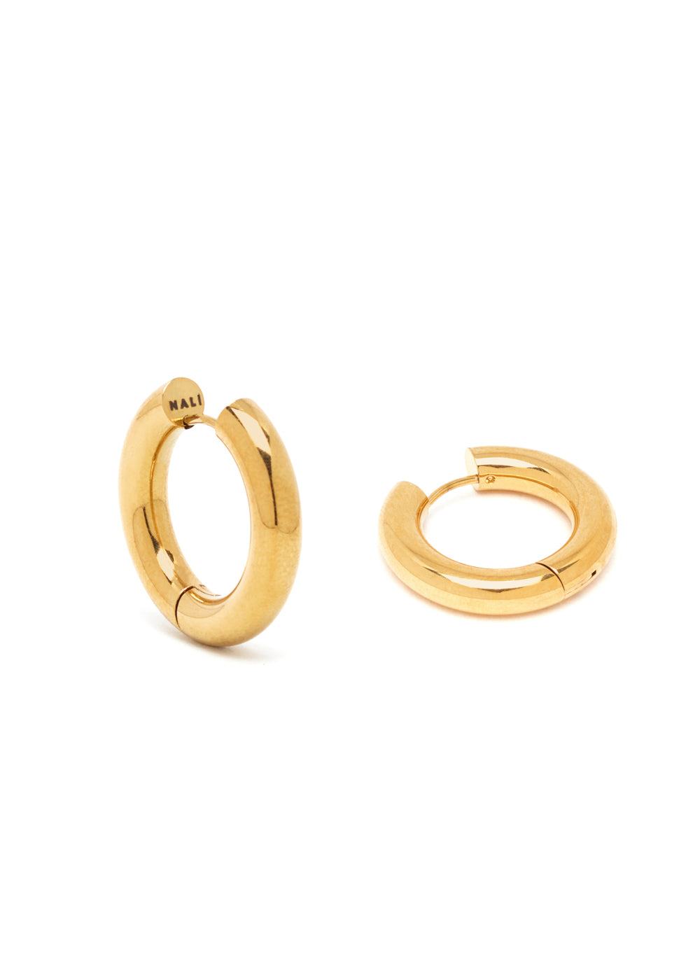 Nalí HOOP EARRINGS STAIN. STEEL 18K GOLD PLATED