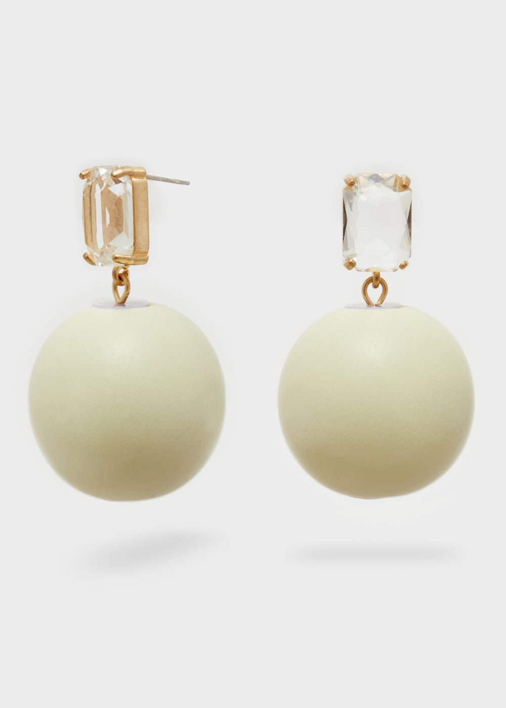 Nalí ITHACA EARRINGS W/ WOOD PEARL + COLORS