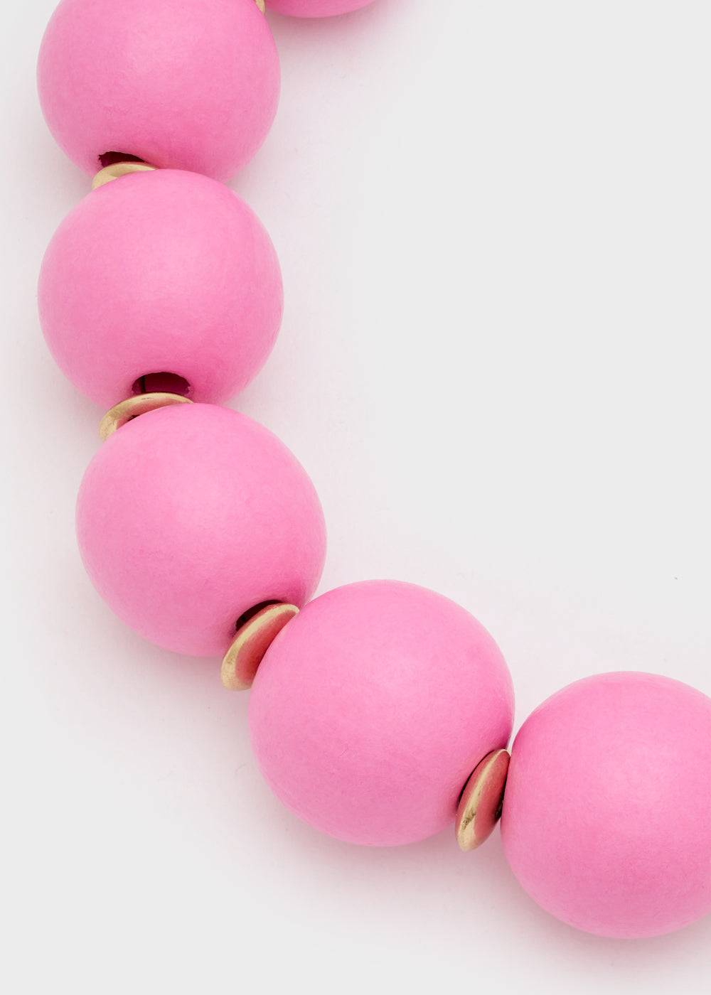 Nalí ITHACA NECKLACE W/ WOOD BEADS + COLORS