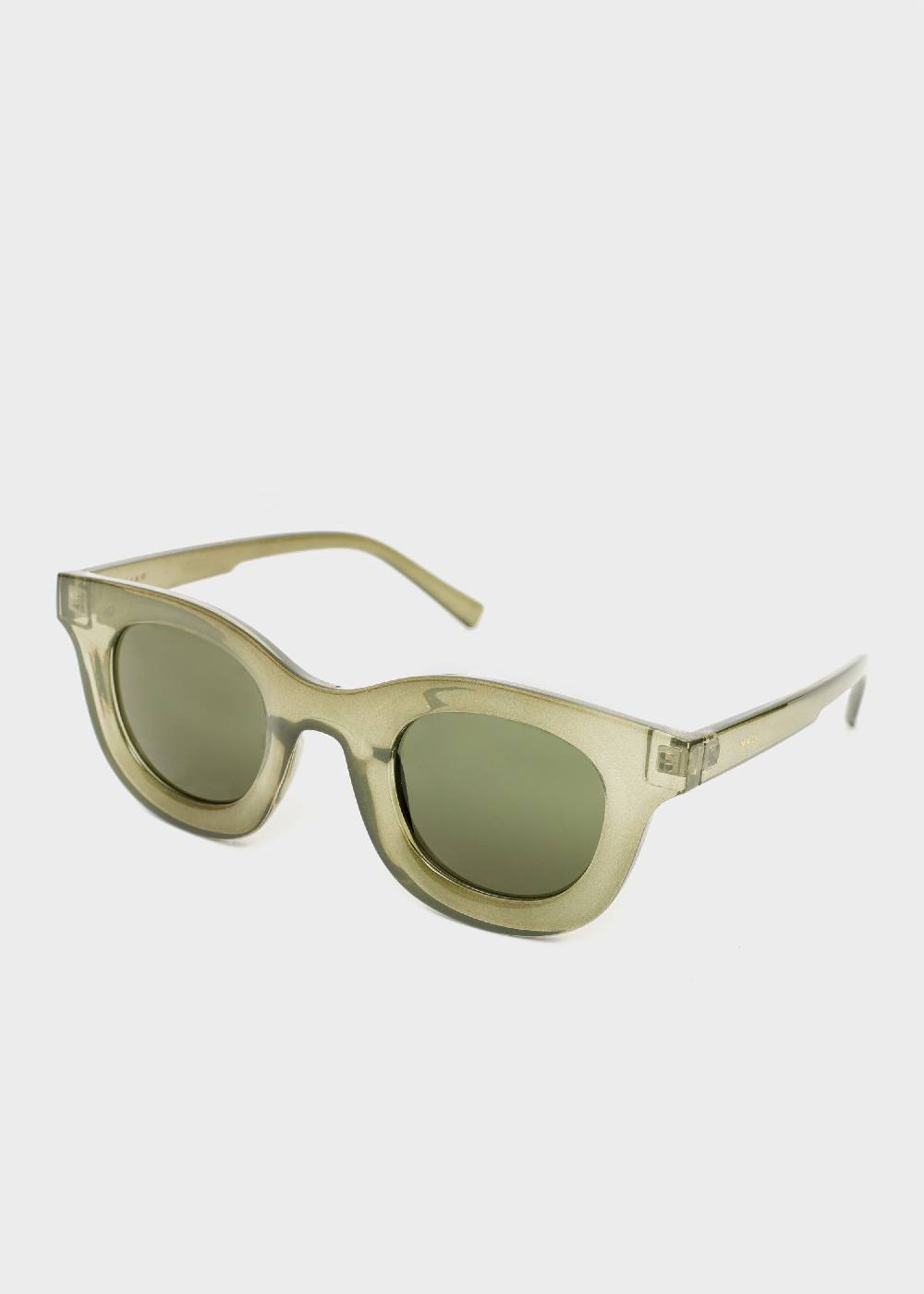 Nalí KIRA ROUND SUNGLASSES IN GREEN