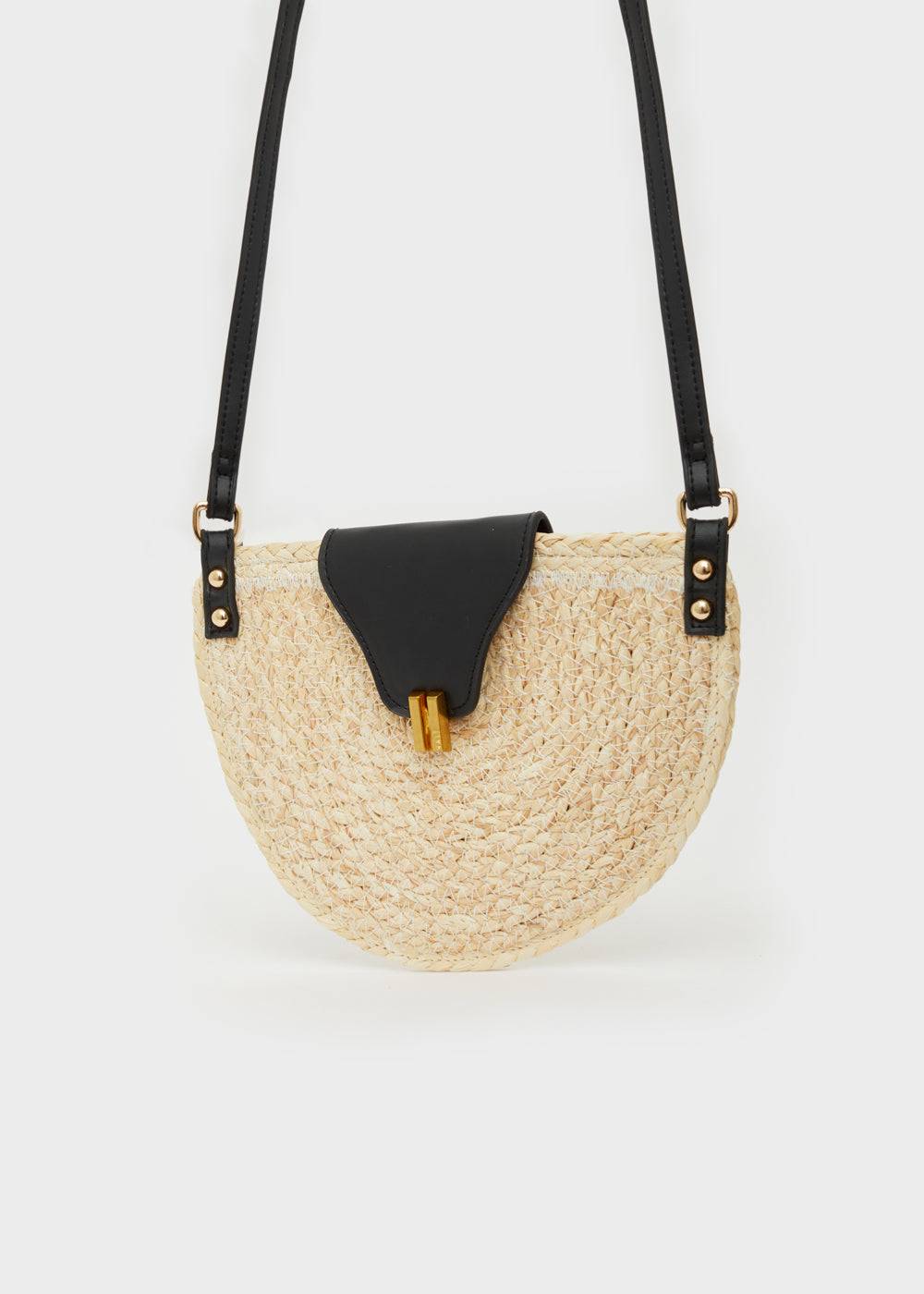 Nalí LAURYN SMALL STRAW BAG NATURAL COLOR