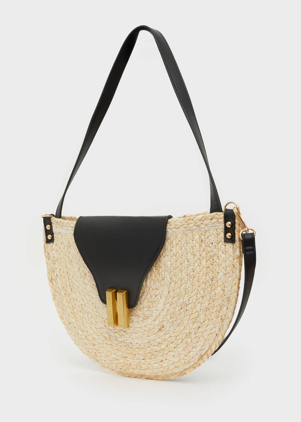 Nalí LAURYN STRAW BAG NATURAL COLOR