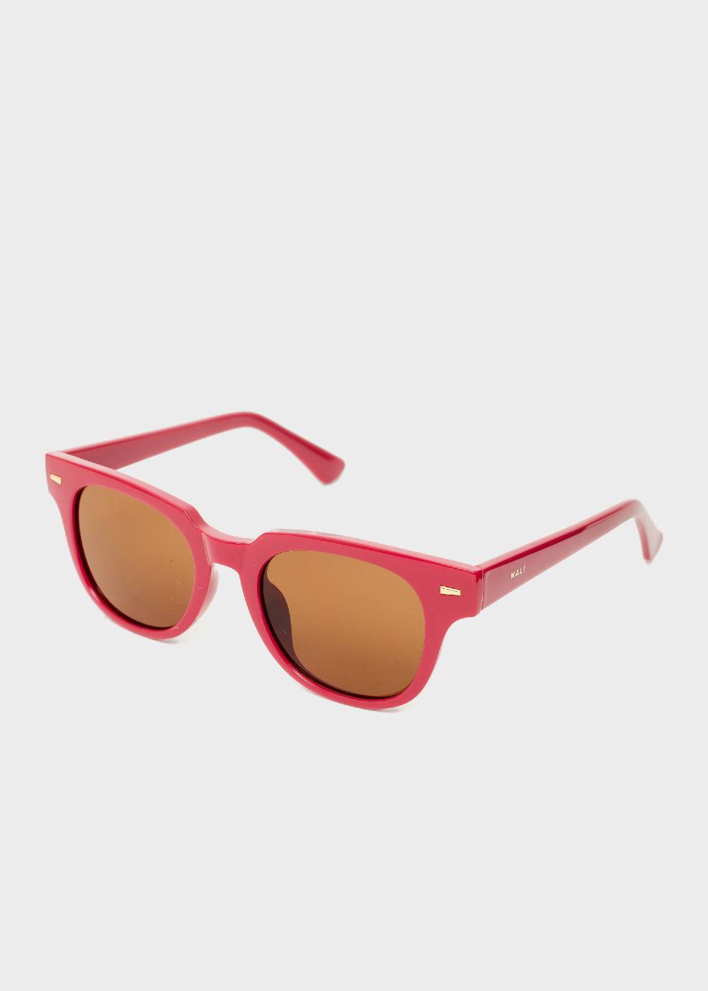 Nalí LEO ROUND FUSHIA SUNGLASSES