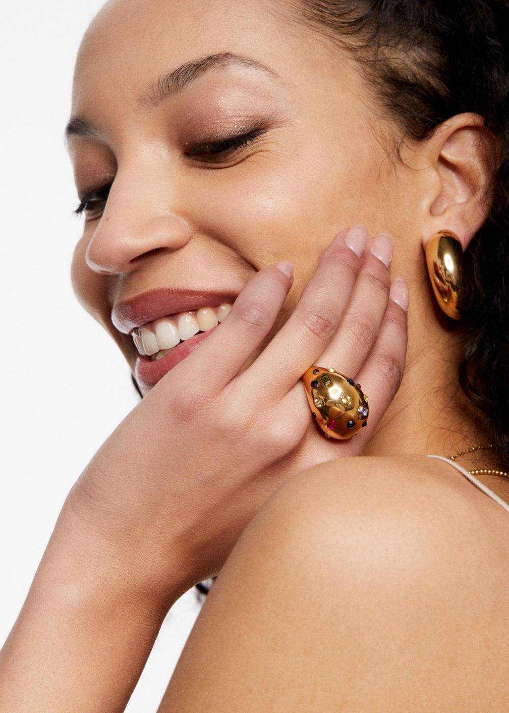 Nalí LEXY RING W/ STONES + COLORS