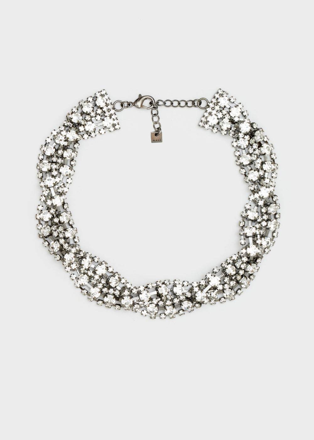 Nalí LIZA BRAIDED NECKLACE W/ STONES + COLORS