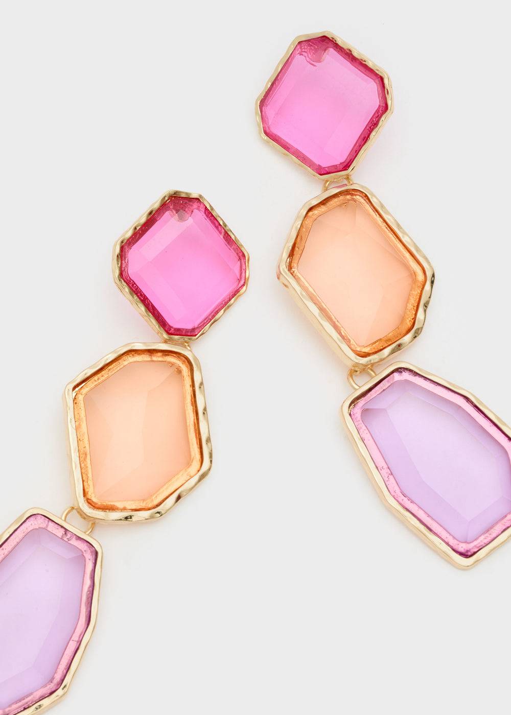 Nalí LONG PENDANT EARRINGS MULTICOLOR