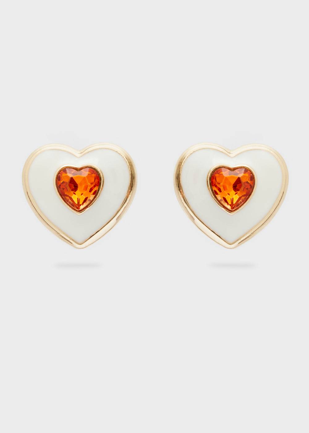 Nalí LOVELY HEART EARRINGS W/ STONE + COLORS