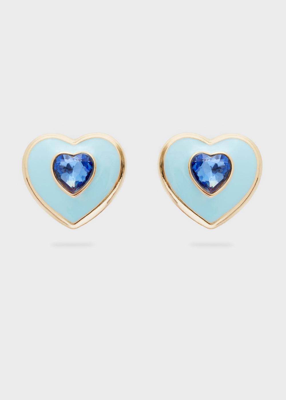 Nalí LOVELY HEART EARRINGS W/ STONE + COLORS