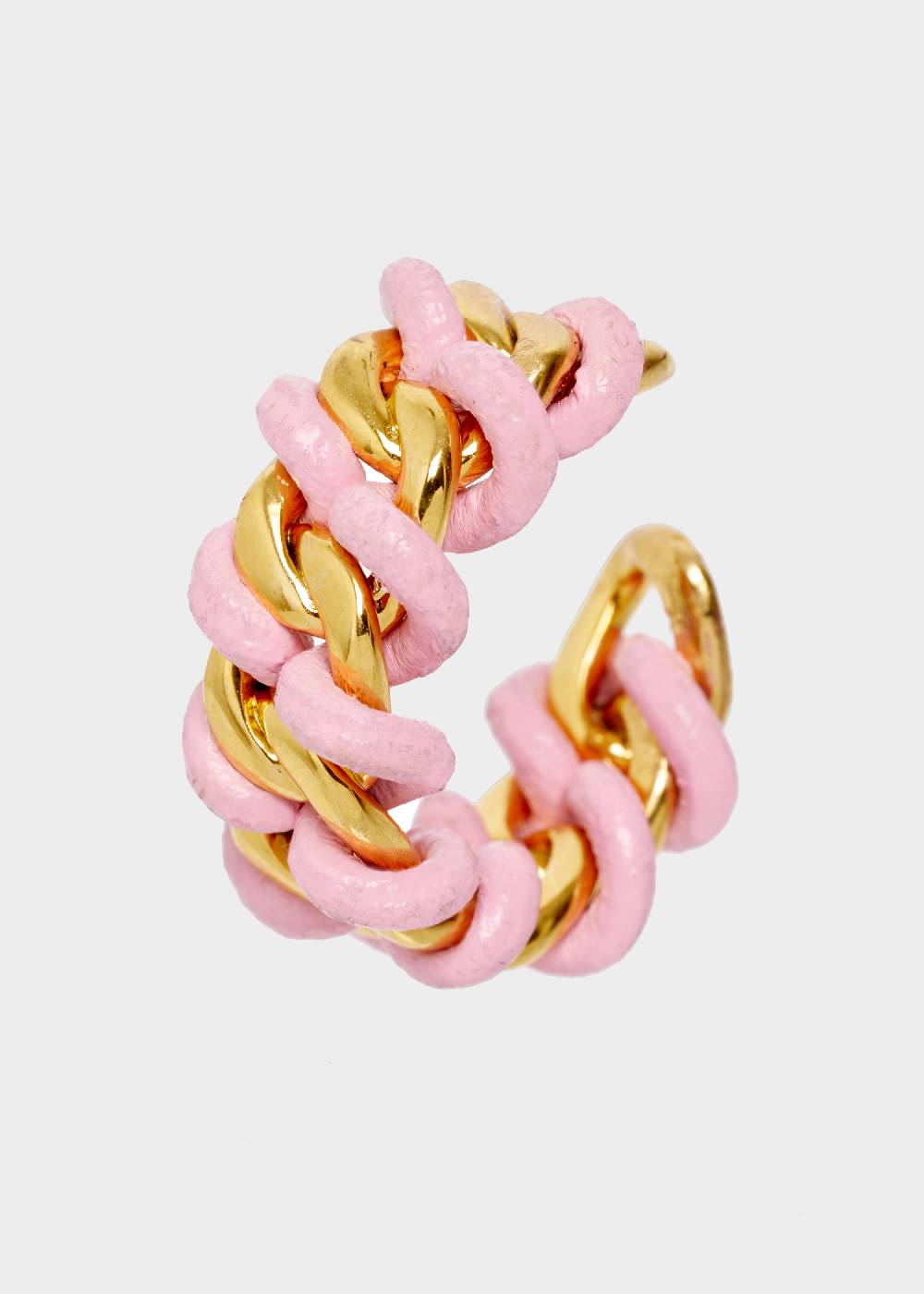 Nalí LYNDIS GROUMETTE RING IN GOLD AND PINK