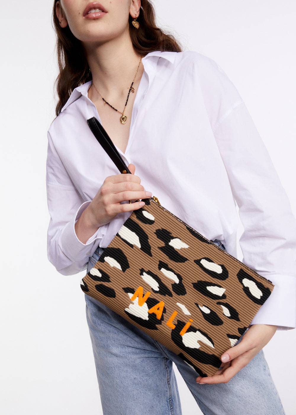 Nalí MELANY POUCH IN FABRIC + COLORS