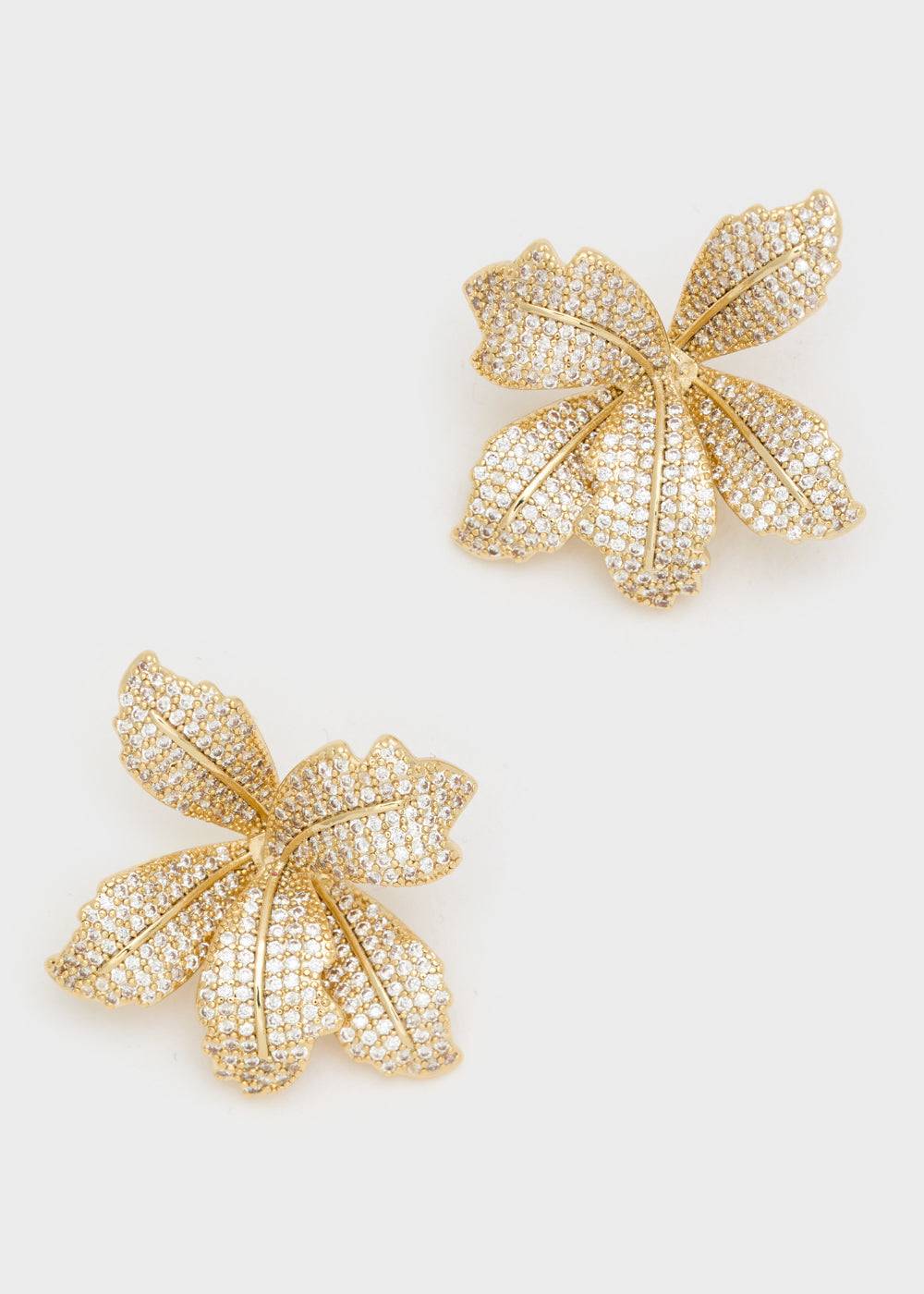 Nalí MISS FLOWER EARRINGS W/ STONES + COLORS