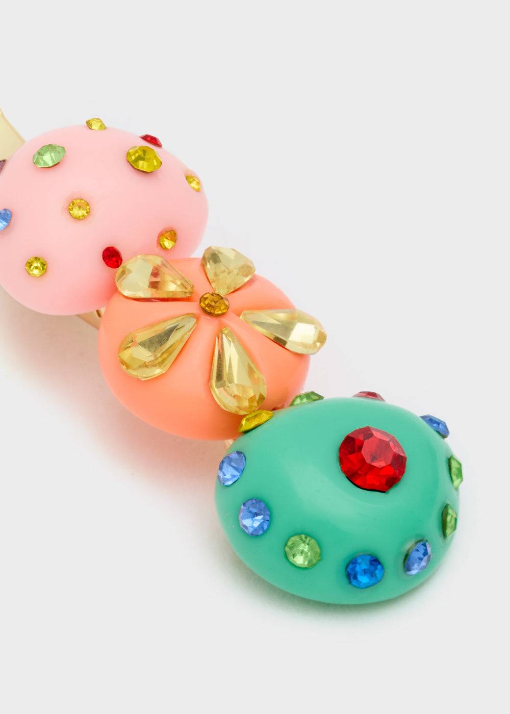 Nalí MULTICOLOR RESIN HAIR BARRETTE