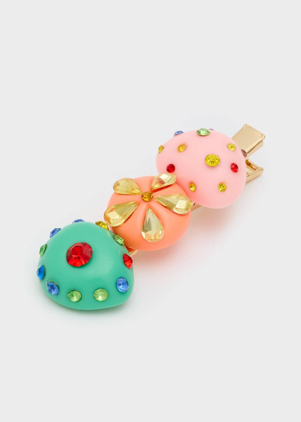 Nalí MULTICOLOR RESIN HAIR BARRETTE
