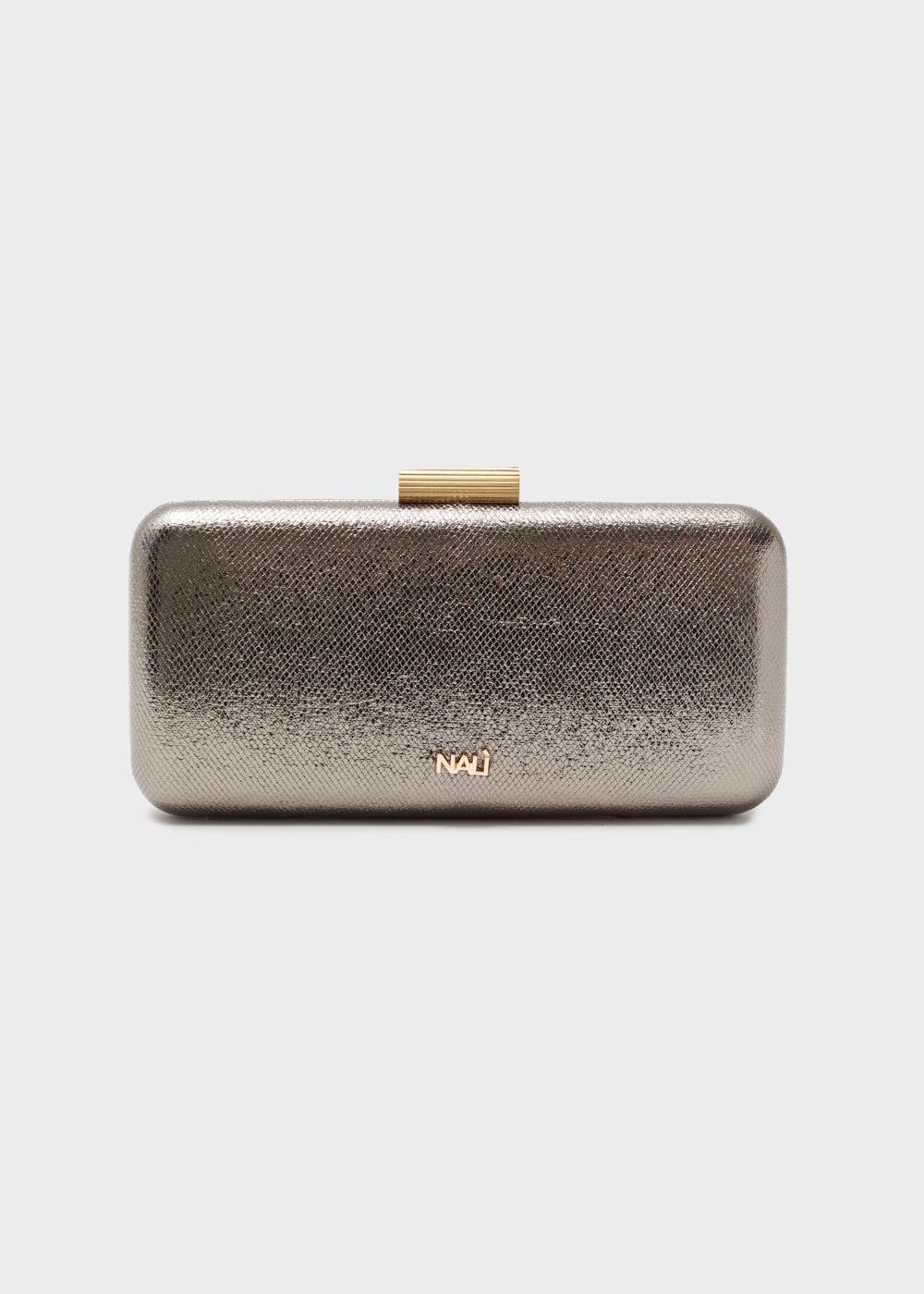 Nalí NADINE CLUTCH IN METALLIC + COLORS