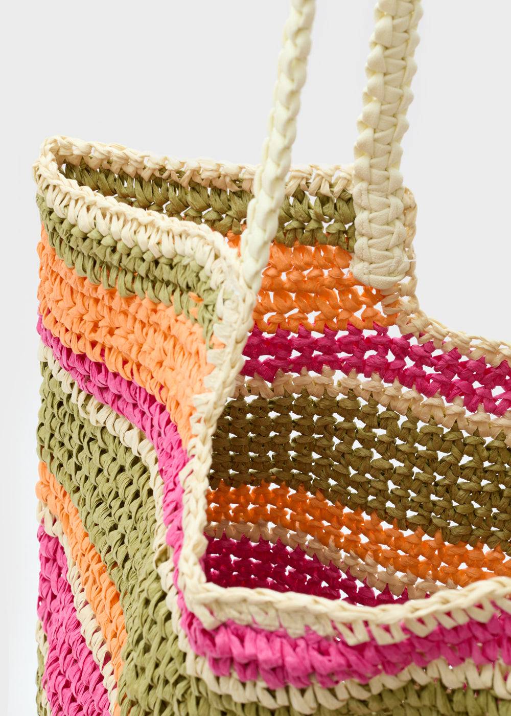 Nalí NANA BAG IN RAFFIA + COLORS
