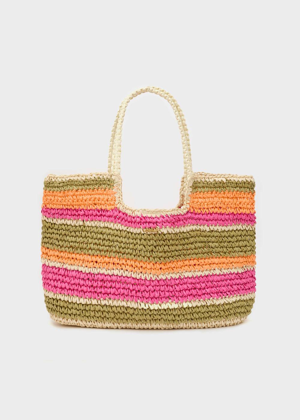 Nalí NANA BAG IN RAFFIA + COLORS