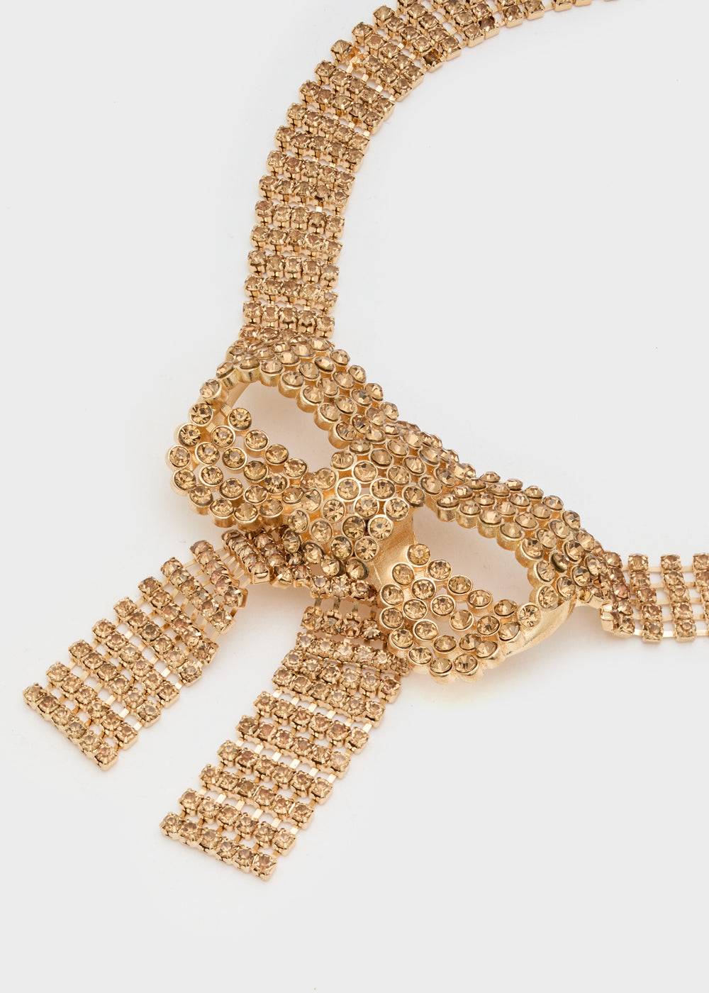 Nalí NECKLACE W/ BOW + STONES + COLORS