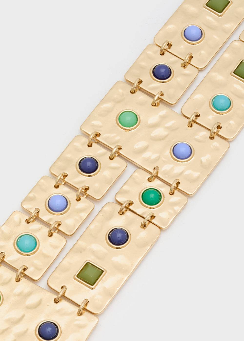 Nalí NECKLACE WITH BLUE AND GREEN STONES