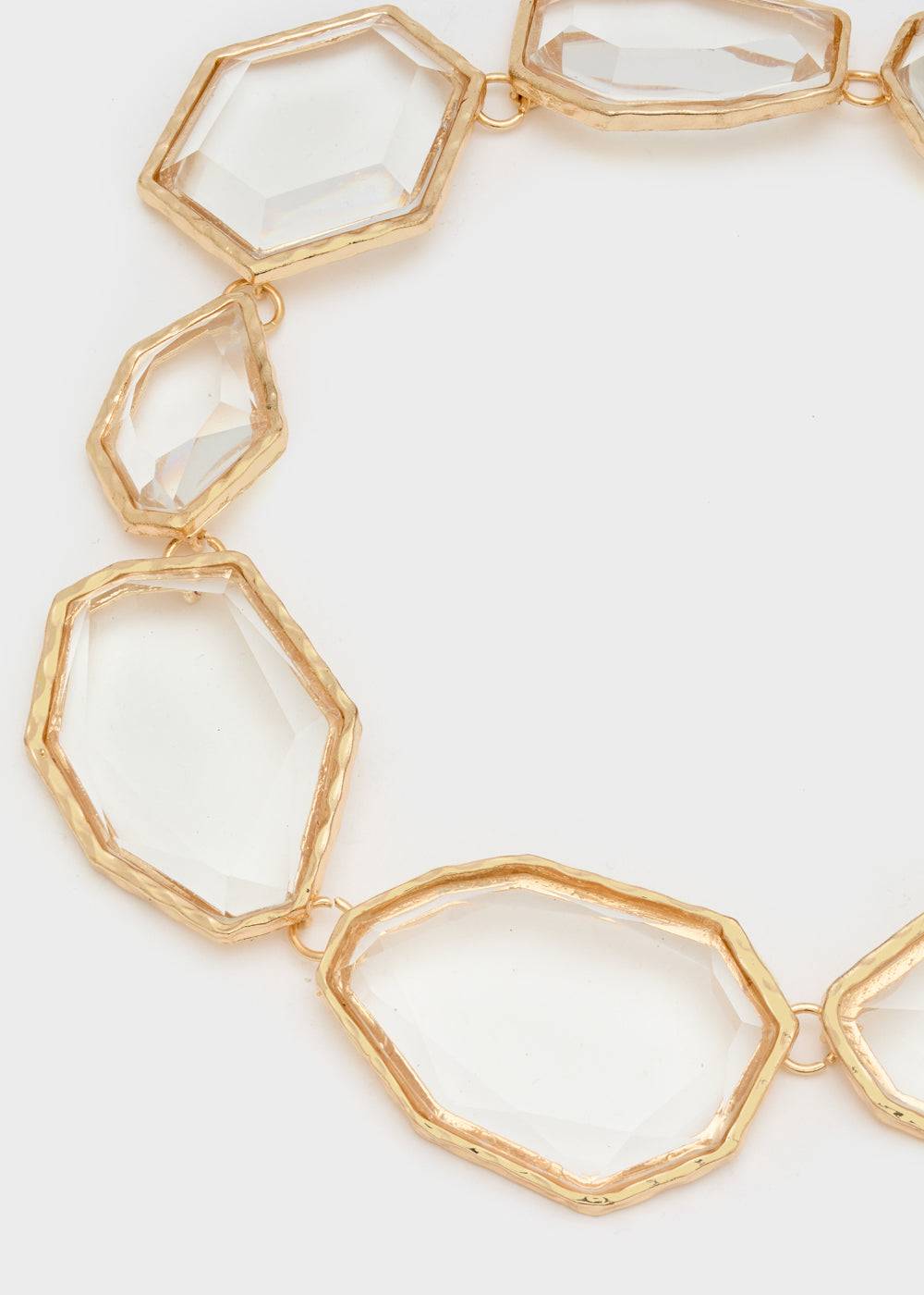 Nalí NECKLACE WITH CLEAR STONES