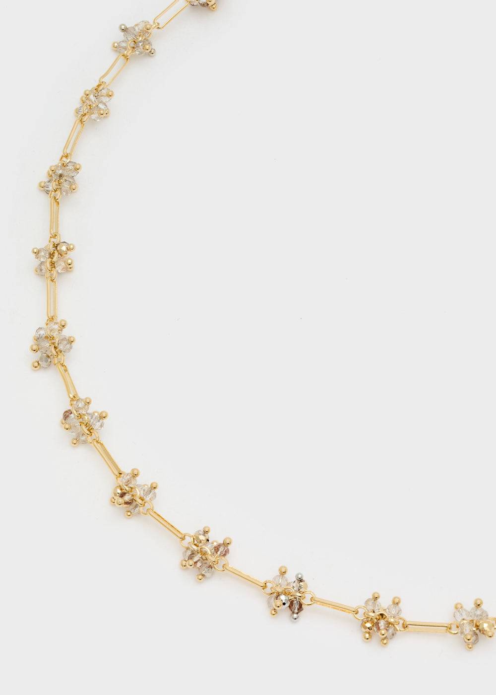 Nalí NECKLACE WITH CLEAR STONES