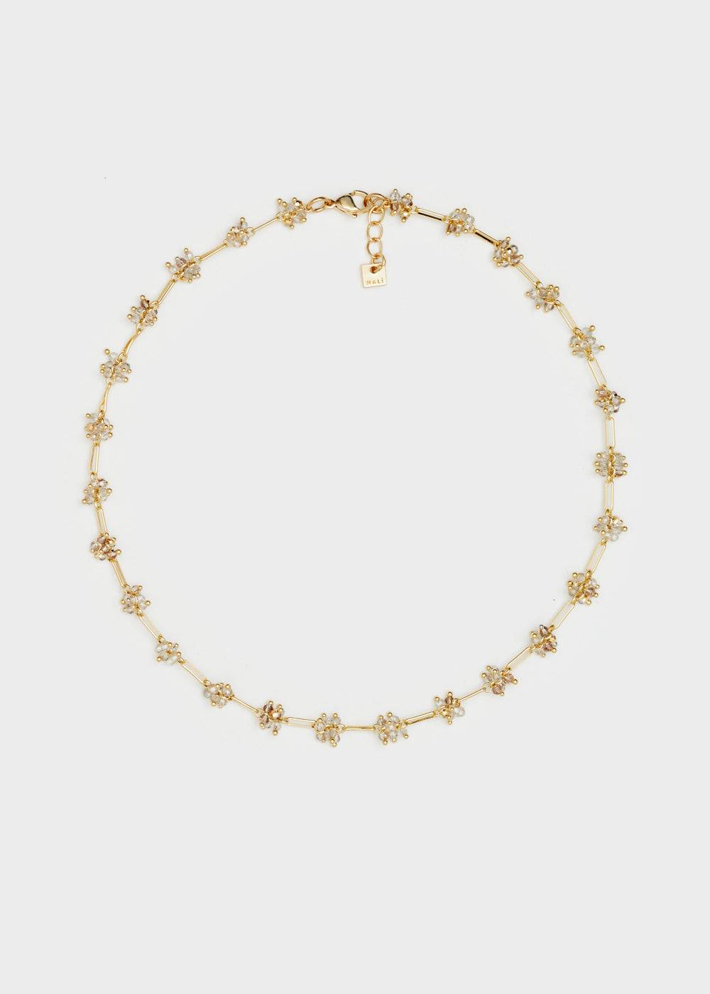 Nalí NECKLACE WITH CLEAR STONES