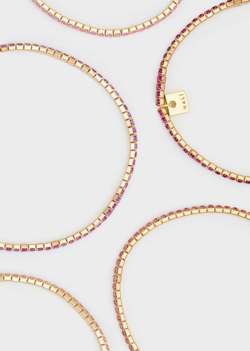 Nalí NESSY 5 BRACELETS SET WITH STONES + COLORS