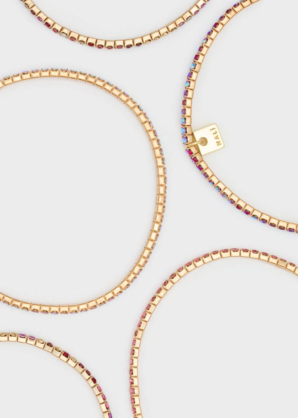 Nalí NESSY 5 BRACELETS SET WITH STONES + COLORS