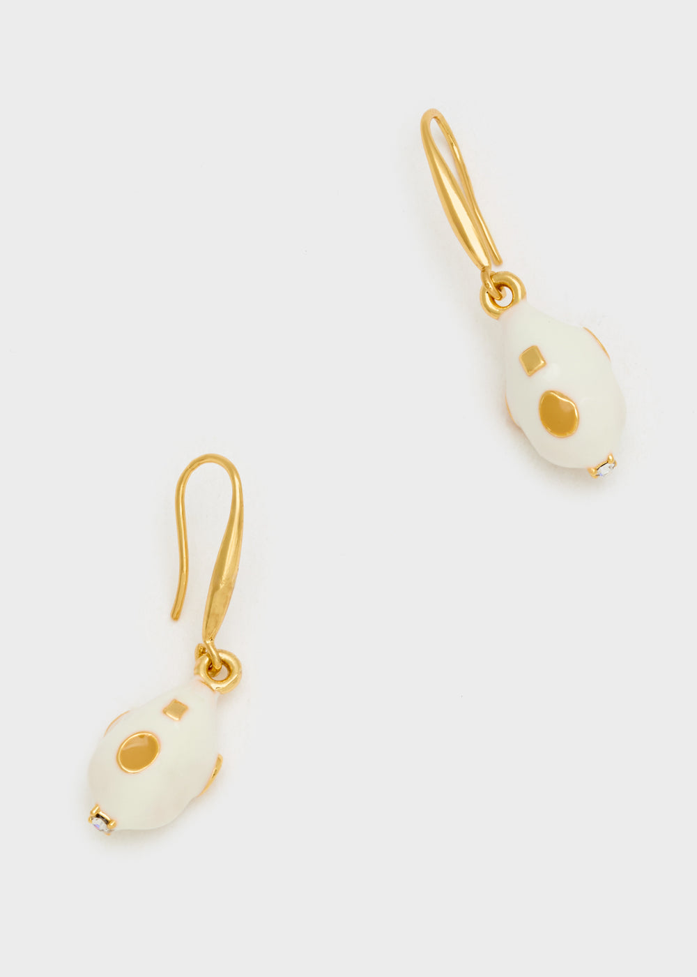 Nalí NIDIA EARRINGS W/ ENAMEL PENDANT+ COLORS