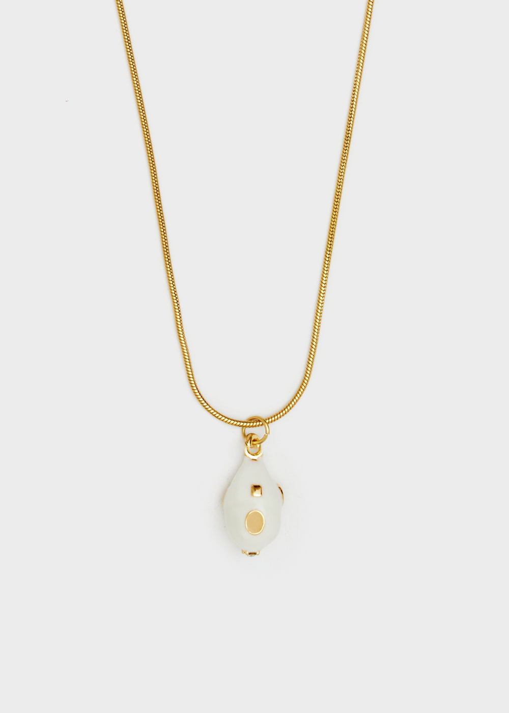 Nalí NIDIA NECKLACE W/ ENAMEL PENDANT + COLORS