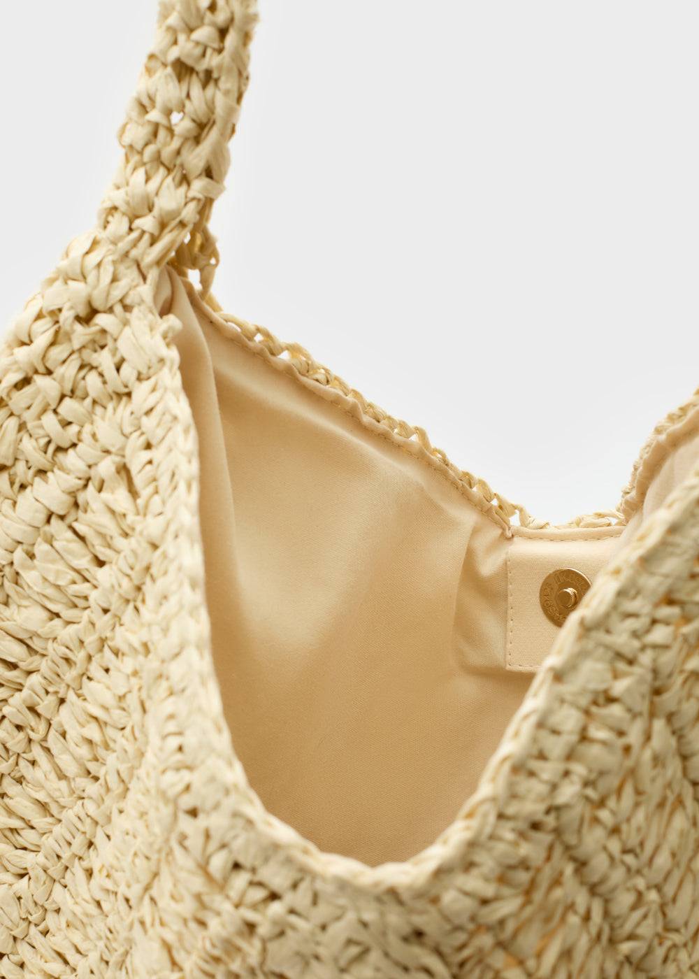 Nalí OLGA SHOULDER BAG IN RAFFIA + COLORS