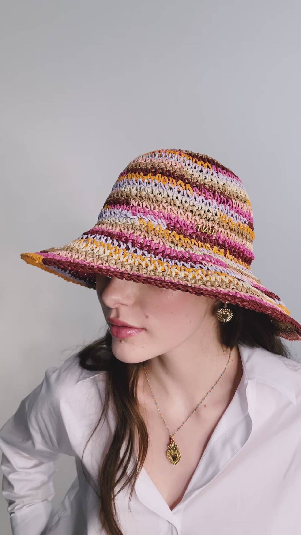 Nalí RAFFIA HAT + COLORS