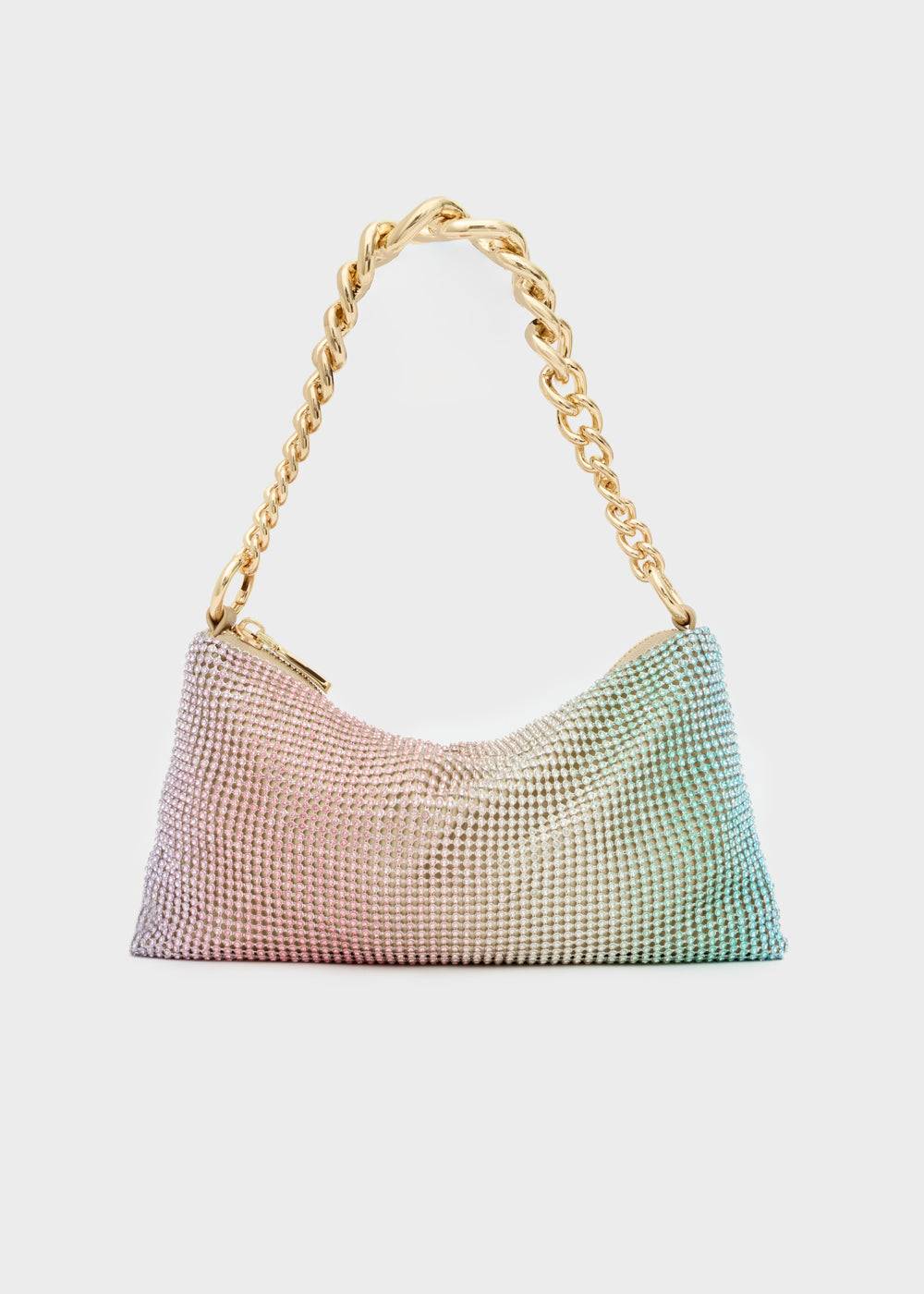 Nalí RAINBOW SHOULDER BAG W/ STONES + COLORS