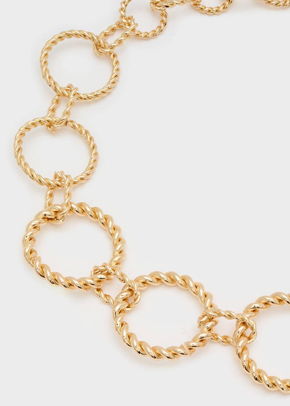 Nalí RINGED BIG NECKLACE IN GOLD