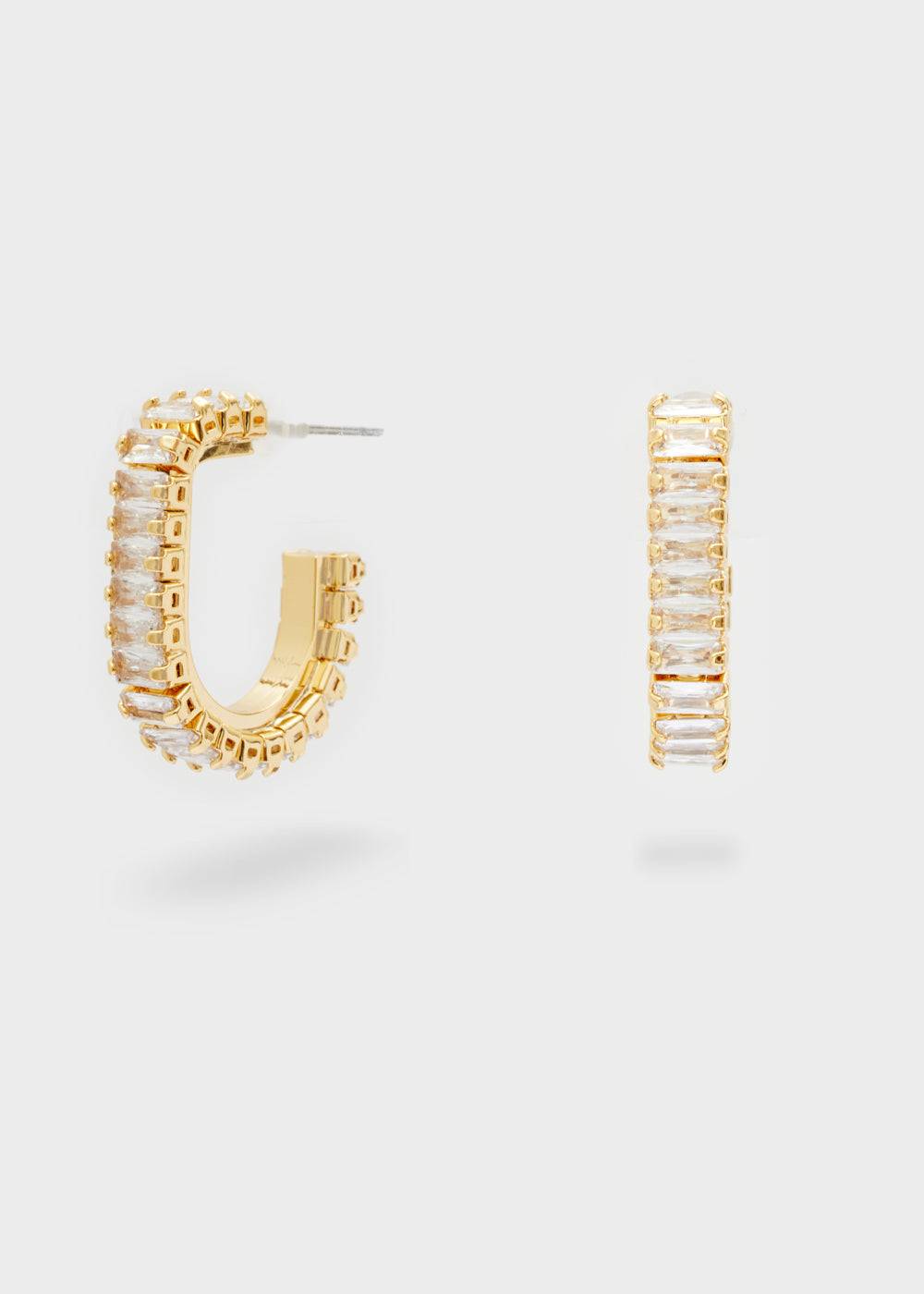 Nalí RITA GOLD EARRINGS W/STONES + COLORS