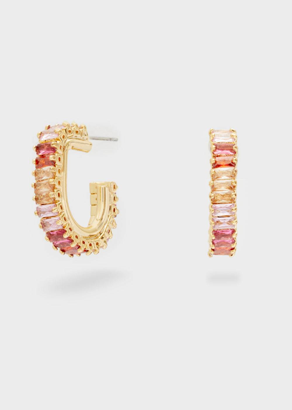 Nalí RITA GOLD EARRINGS W/STONES + COLORS