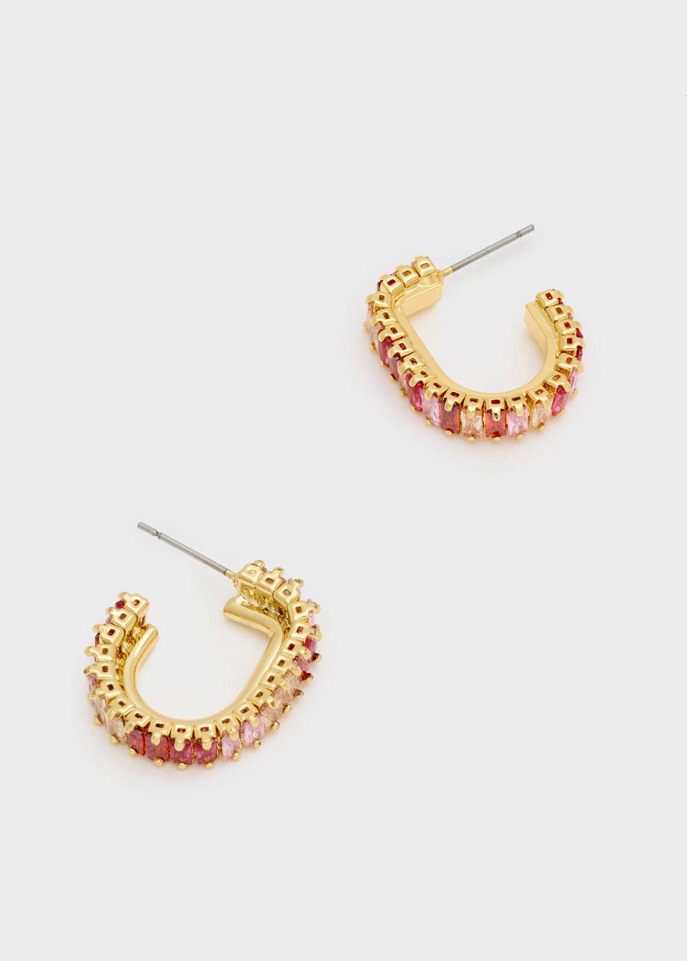 Nalí RITA GOLD EARRINGS W/STONES + COLORS