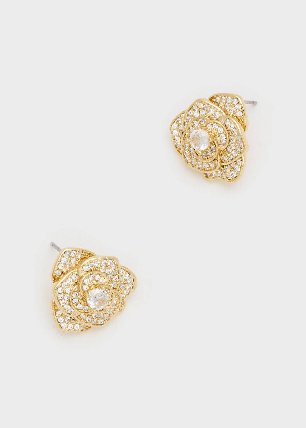 Nalí ROSE LOBE EARRINGS W/ STONES + COLORS