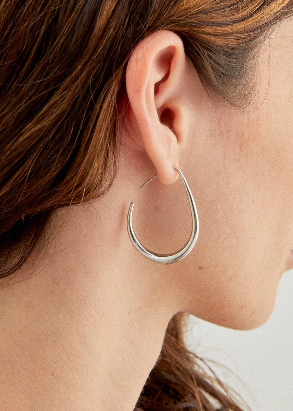 Nalí S.STEEL ARIA OVAL EARRINGS + COLORS