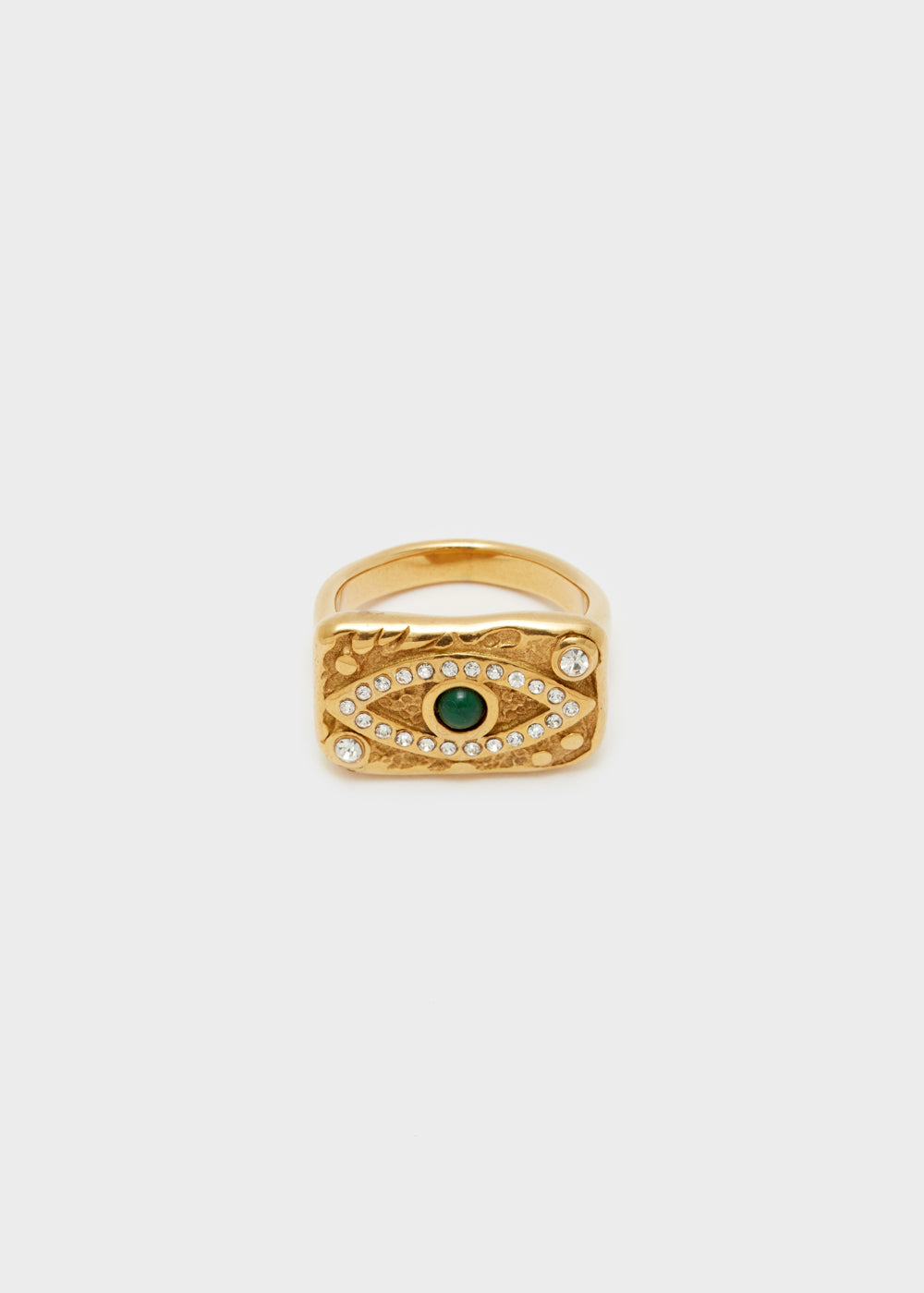 Nalí S.STEEL GOLD RING WITH EYE