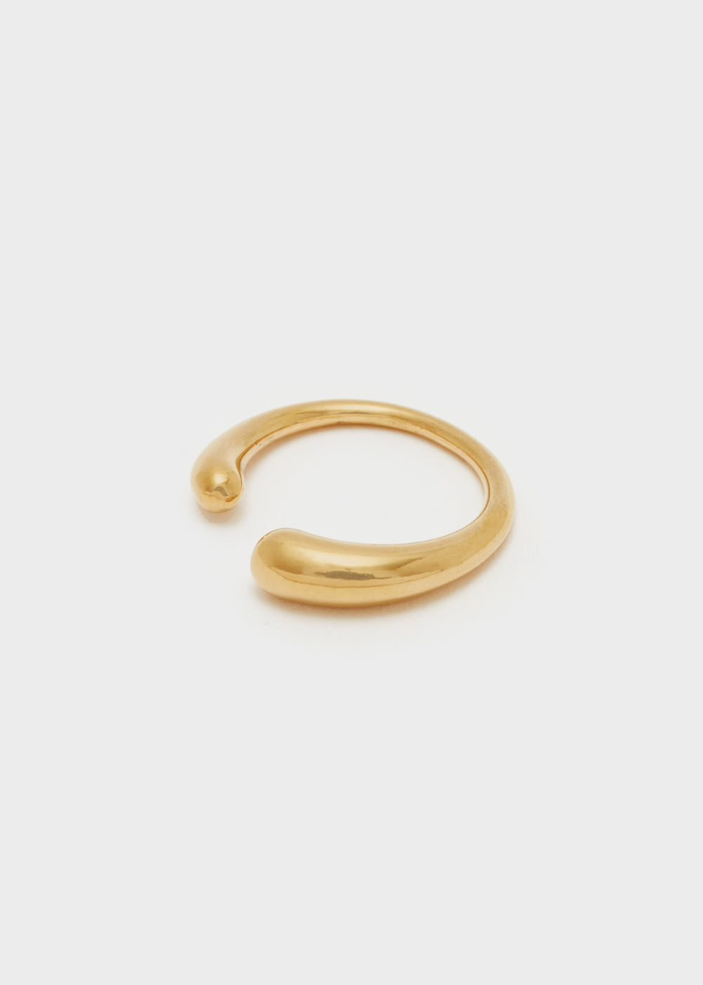 Nalí S.STEEL GOLD ROUND THIN RING