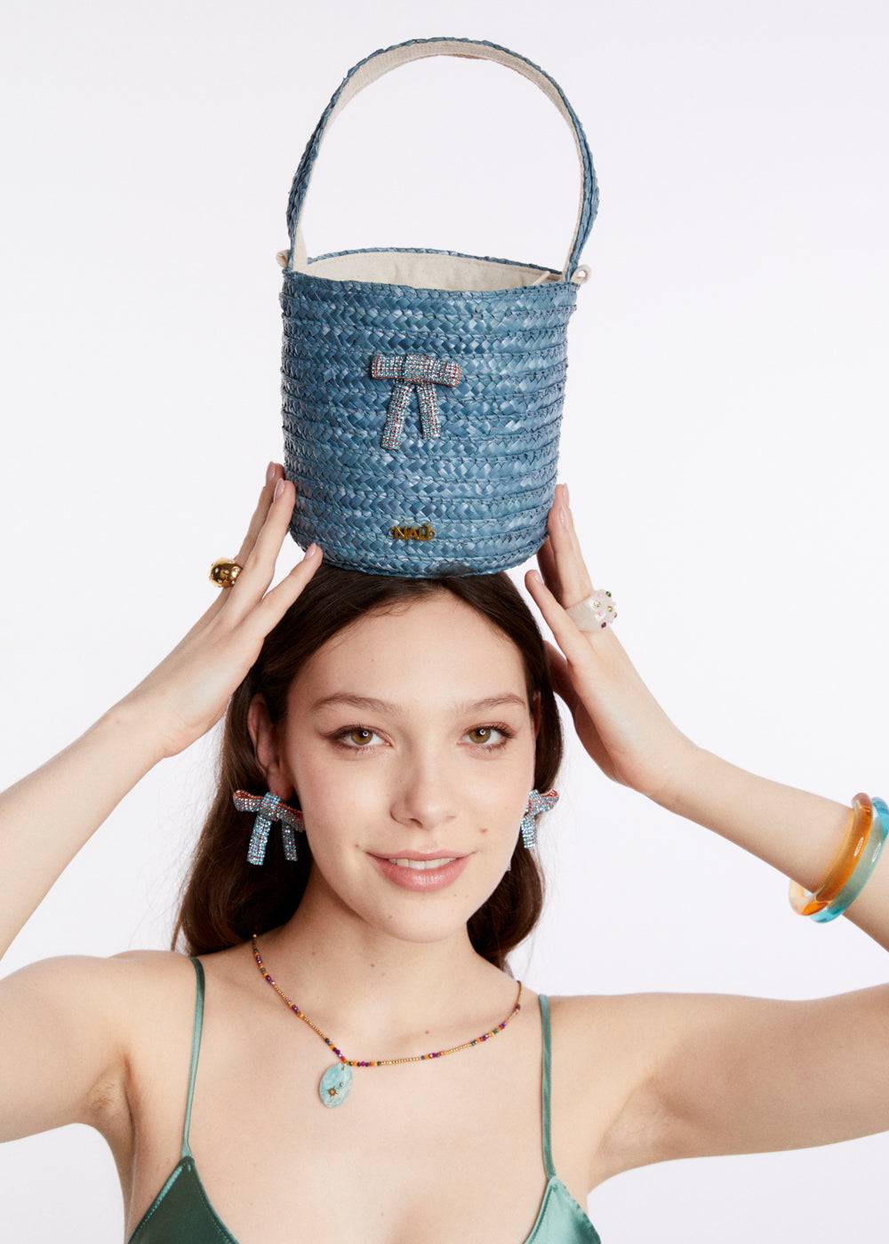 Nalí SAMI BUCKET BAG BOW + COLORS
