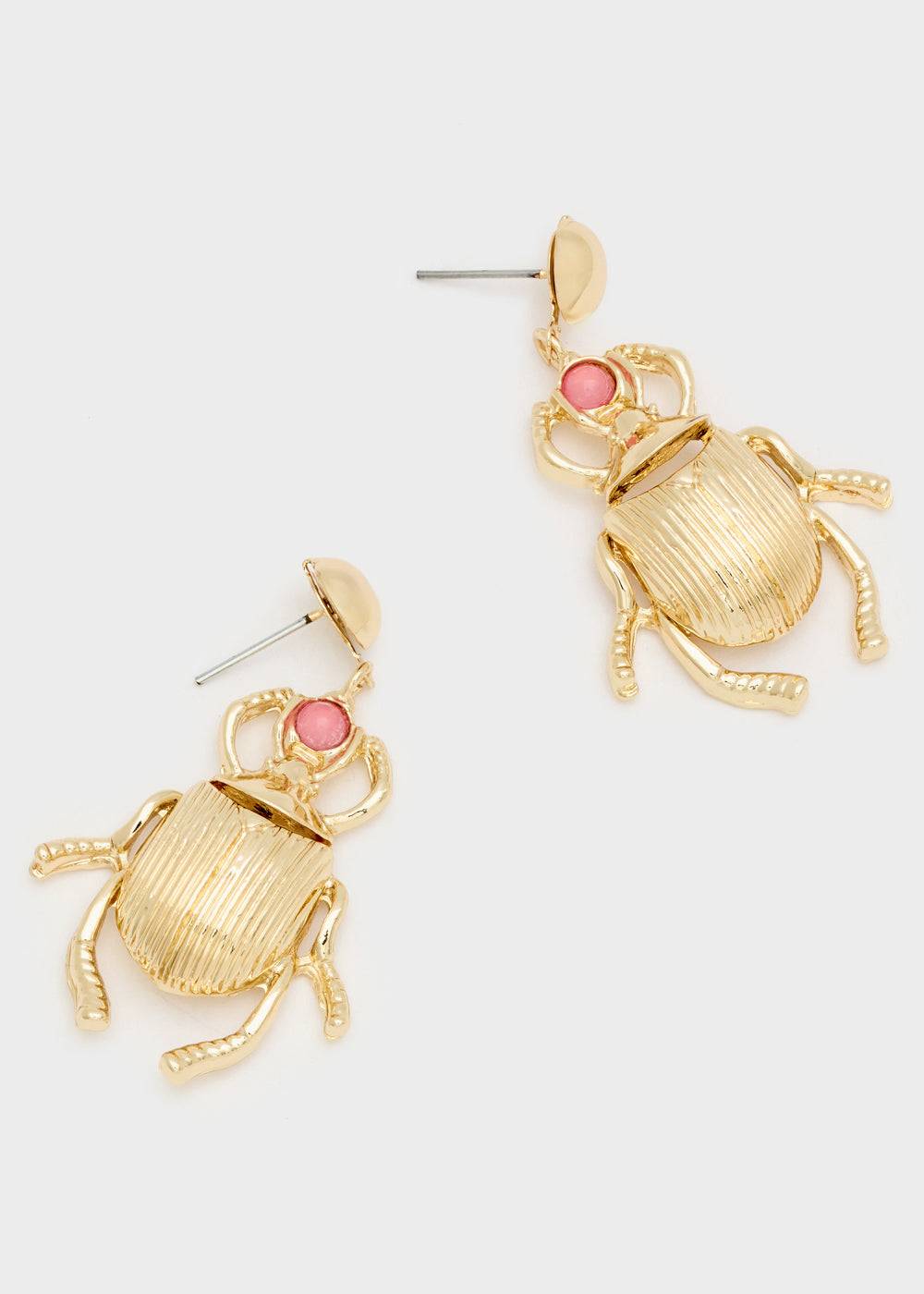 Nalí SCARAB GOLD EARRINGS