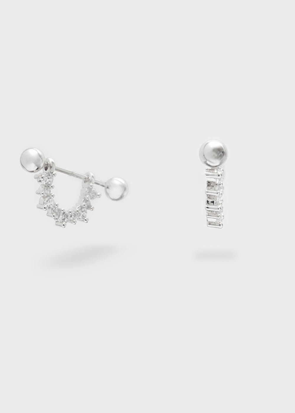 Nalí SIENNA LOBE EARRINGS W/ ZIRCONS + COLORS