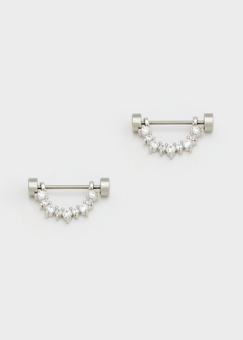 Nalí SIENNA LOBE EARRINGS W/ ZIRCONS + COLORS